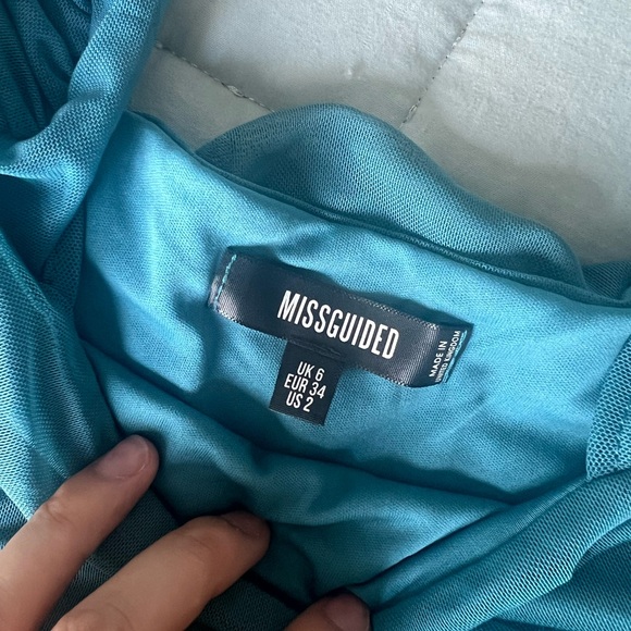 BLUE LONG SLEEVE GOING OUT TOP - Picture 2 of 2